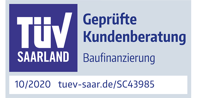 TÜV-geprüfte Kundenberatung „Baufinanzierung“