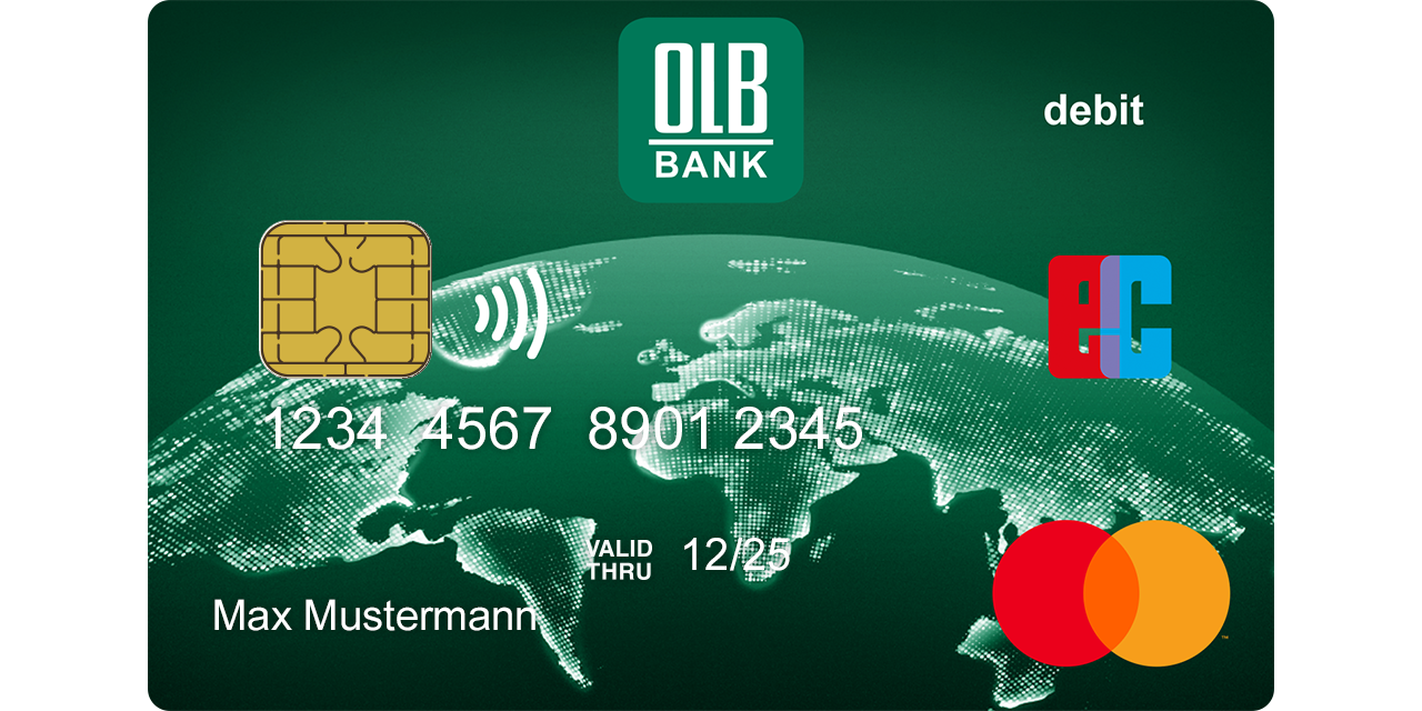 Die ec Karte der OLB voll flexibel, maximale Kontrolle